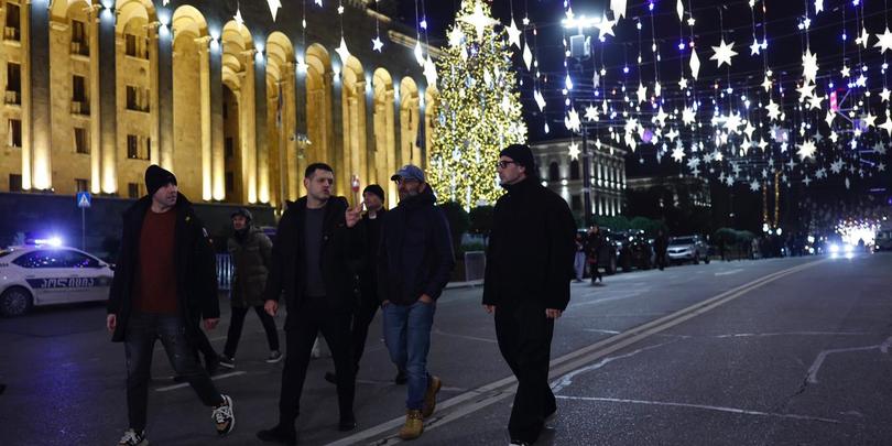 კახა კალაძე რუსთაველის გამზირზე