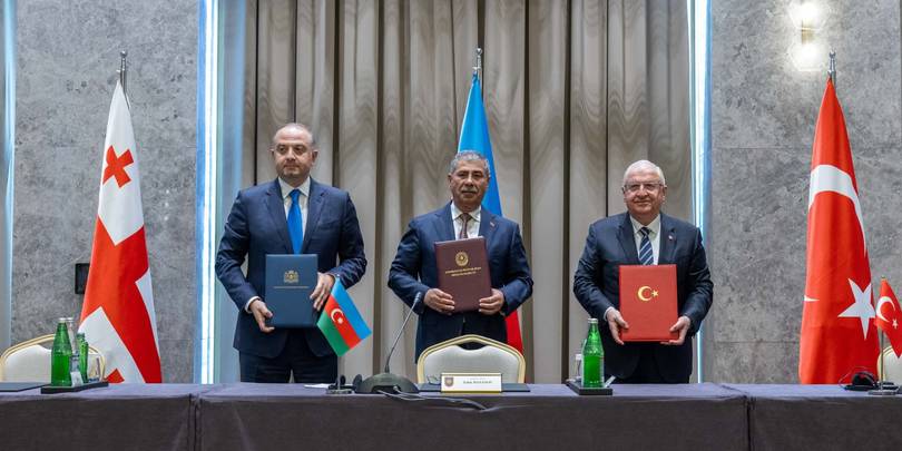 თურქეთის საქართველოს და აზერბაიჯანის მინისტრები